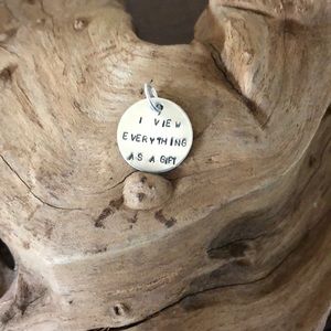 COPY - Sterling Silver Affirmation Charm